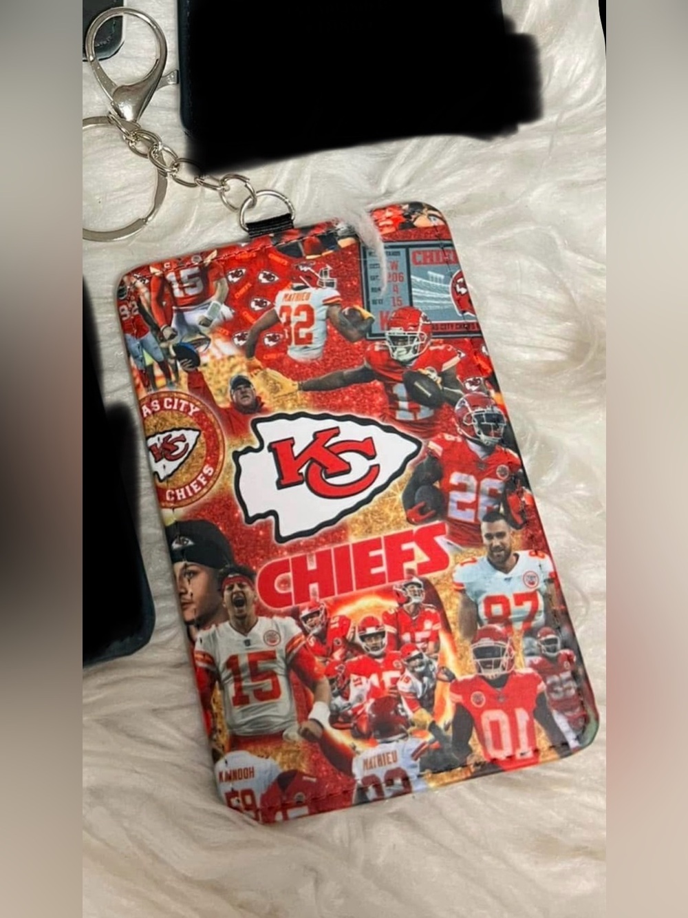 New keychain wallet football